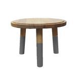 Amberley Grey Dipped Oak Milking Stool 290Dx210