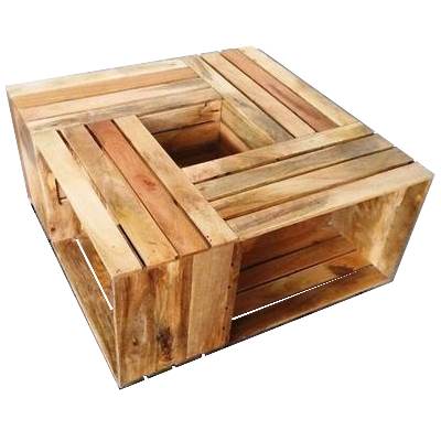 crate coffee table