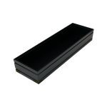 GN2/4 Black ribbed oak stacker box 530x162x80
