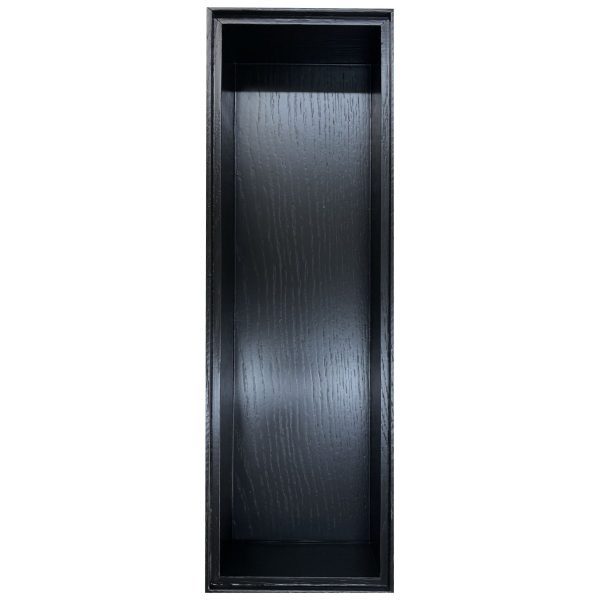 GN2/4 Black ribbed oak stacker box 530x162x80 top view GN2/4 Black ribbed oak stacker box 530x162x80 top view