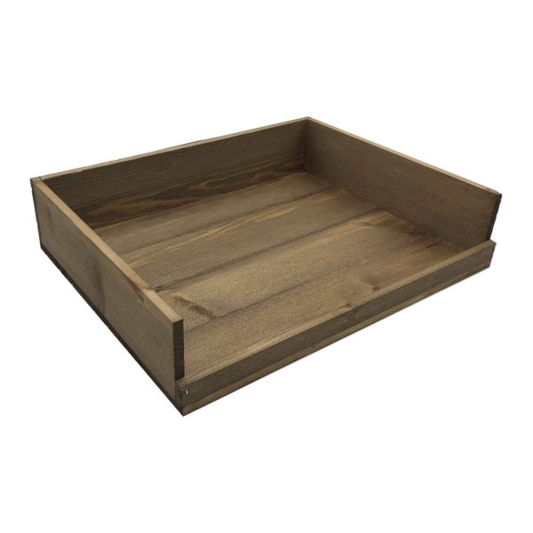 Rustic Brown Rustic Landscape Letter Tray 375x290x80