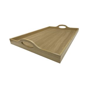 Natural Oak Butlers Tray 600x400x85 detail view