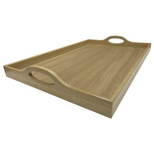 Natural Oak Butlers Tray 730x480x85 detail view