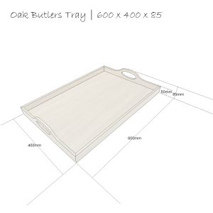 Oak Butlers Tray 600x400x85 schematic