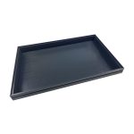B1/1 Ribbed Amberley Grey Oak Trolley Stacker Tray 636x398x40