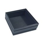 B1/6 Ribbed Amberley Grey Oak Trolley Stacker Box 212x199x80