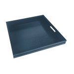 B2/3 Ribbed Amberley Grey Trolley Stacker Handle Tray 425x398x80