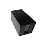 Burford B1/3 Black Oak Bread Bin front