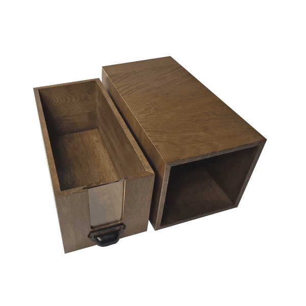 Burford B1/3 Dark Brown Oak Bread Bin Burford B1/3 Dark Brown Oak Bread Bin