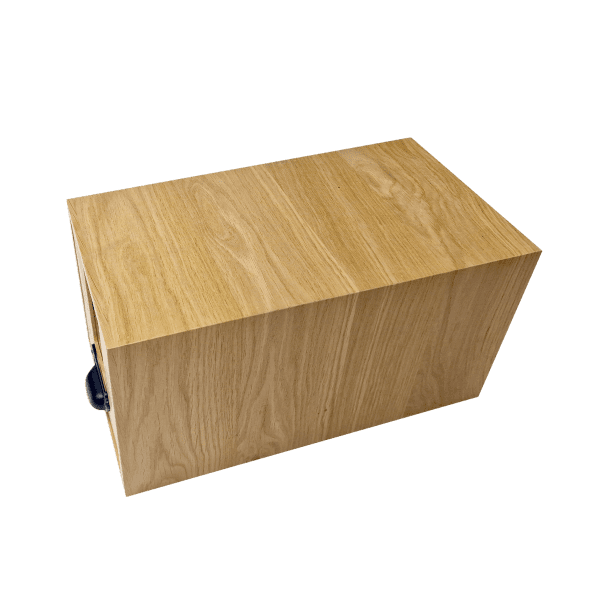 Burford B1/3 Natural Oak Bread Bin 1 Burford B1/3 Natural Oak Bread Bin side