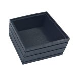 B1/6 Ribbed Amberley Grey Oak Trolley Stacker Box 212x199x120