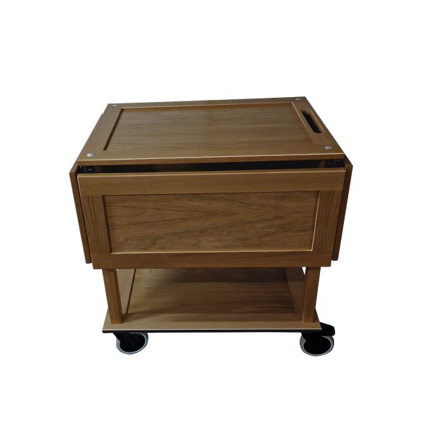 Burford Long Island Trolley Dark Brown side view Burford Long Island Trolley Dark Brown side view