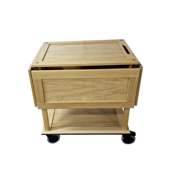 Burford Island Trolley Natural side view Burford Island Trolley Natural side view