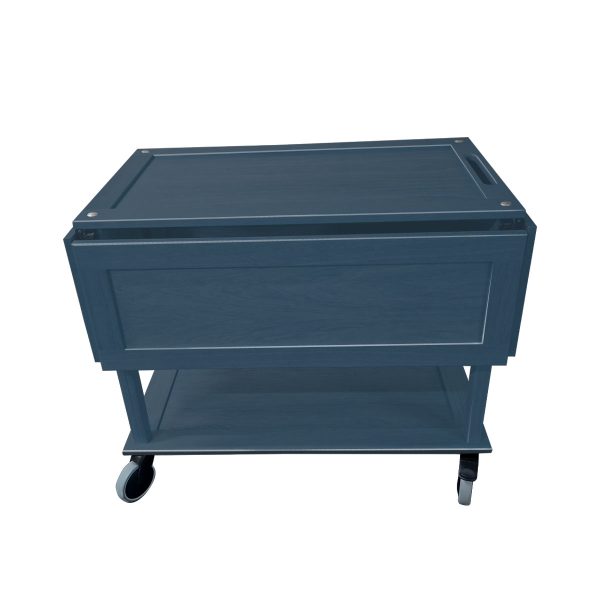 Burford Long Island Trolley Amberley Grey side view Burford Long Island Trolley Amberley Grey side view