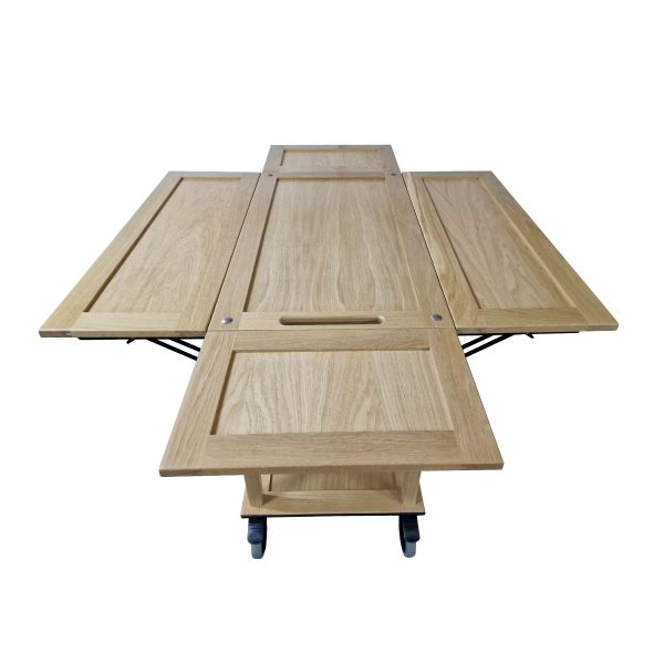 Burford Long Island Trolley Natural end view open Burford Long Island Trolley Natural end view open