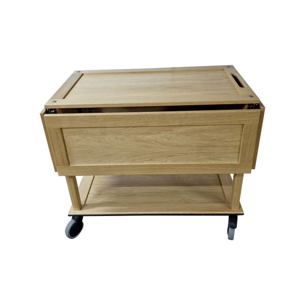 Burford Long Island Trolley Natural side view Burford Long Island Trolley Natural side view