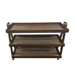 Burford Buffet Trolley Long Dark Brown