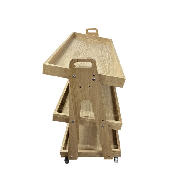 Burford Buffet Trolley Long Natural tilted Burford Buffet Trolley Long Natural tilted