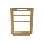 Burford 3 Tier Counter Top Display Stand Natural frame only