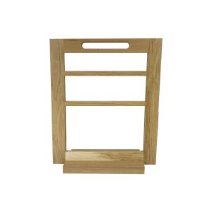 Burford 3 Tier Counter Top Display Stand Natural Oak