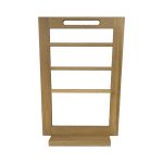 Burford 4 Tier Counter Top Display Stand Natural frame only