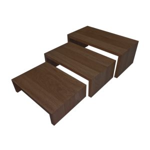 Burford Oak B1/3 Nesting Riser Set Dark Brown