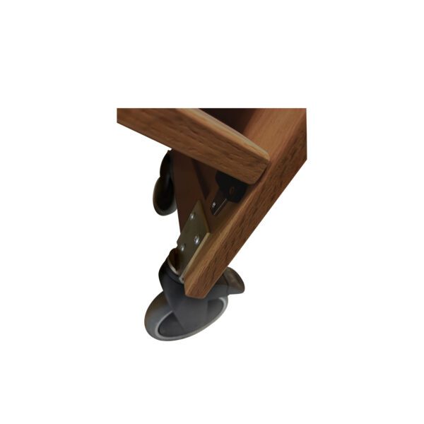 Burford-Pop-Up-Bar-BPBT-DB-casters Burford Pop Up Bar Dark Brown casters