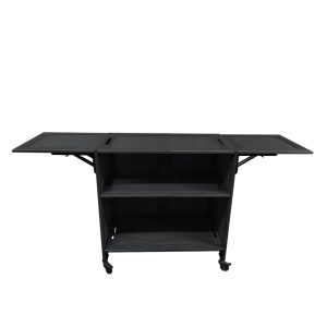 Burford Pop-Up Bar Trolley Black