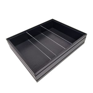 Burford Rib Box B1/2 80mm Black with 2 Dividers