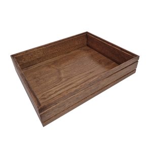 Burford Rib Box B1/2 80mm Dark Brown