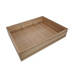 Burford Rib Box B1/2 80mm Natural with 2 Dividers