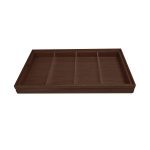 Burford Rib Box B1/3 40mm Dark Brown 3 Dividers 1