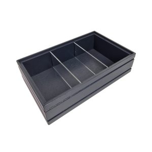 Burford Rib Box B1/4 80mm Amberley Grey with 2 dividers