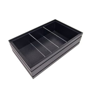 Burford Rib Box B1/4 80mm Black with 2 dividers