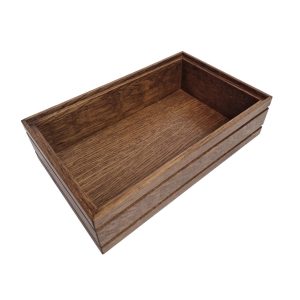 Burford Rib Box B1/4 80mm Dark Brown