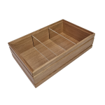 Burford Rib Box B1/4 80mm Natural with 2 dividers 2