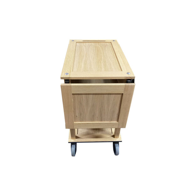 TR3-DL2-GN112-side Burford GN11 Trolley GN1/2 Drop Leaves Natural side