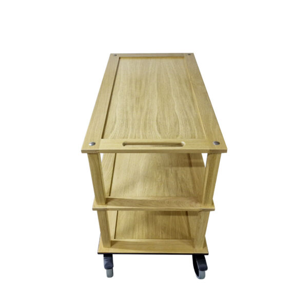 TR3L-GN11-side Burford GN11 Long Trolley Natural side